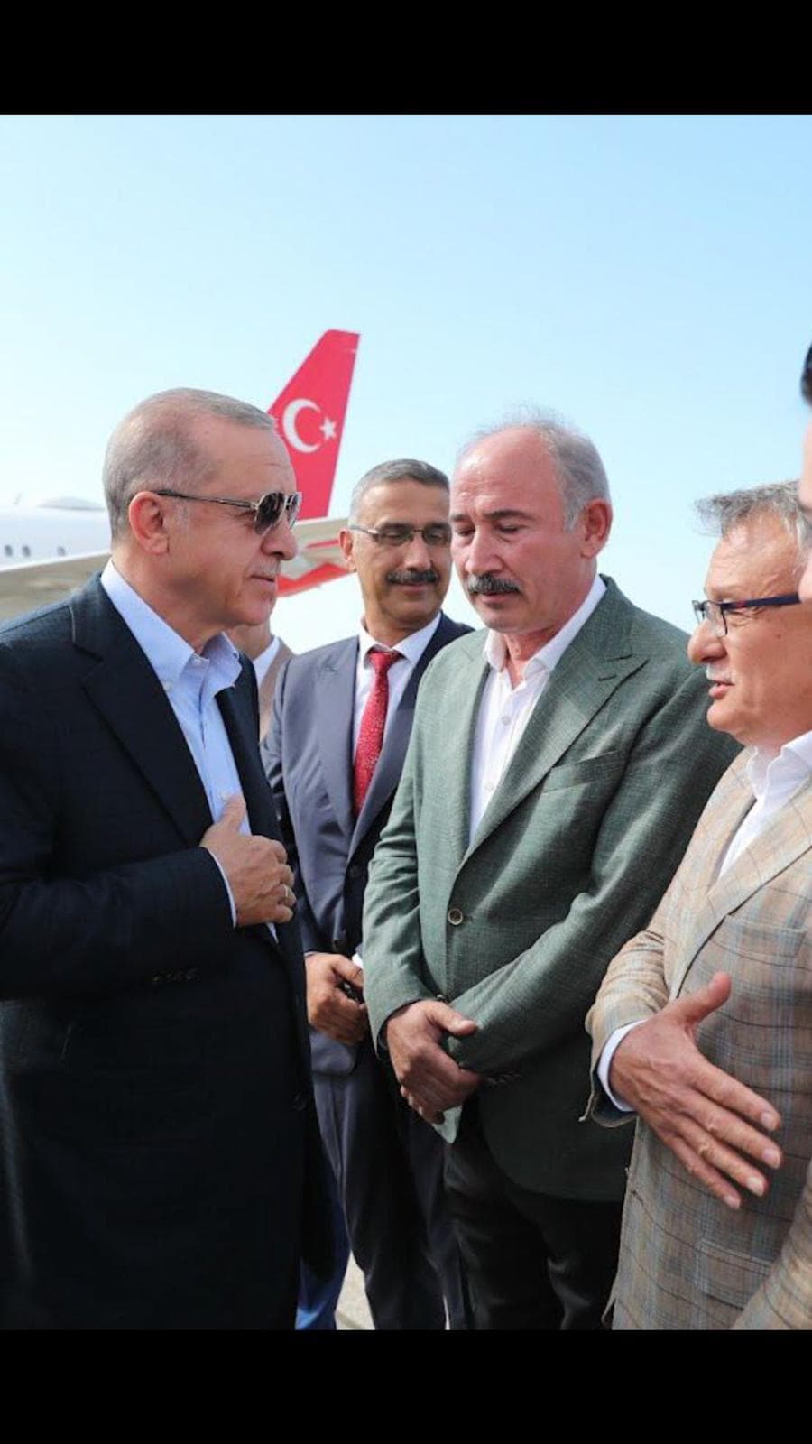 Cumhurbaşkanı Recep Tayyip Erdoğan ile görüşme