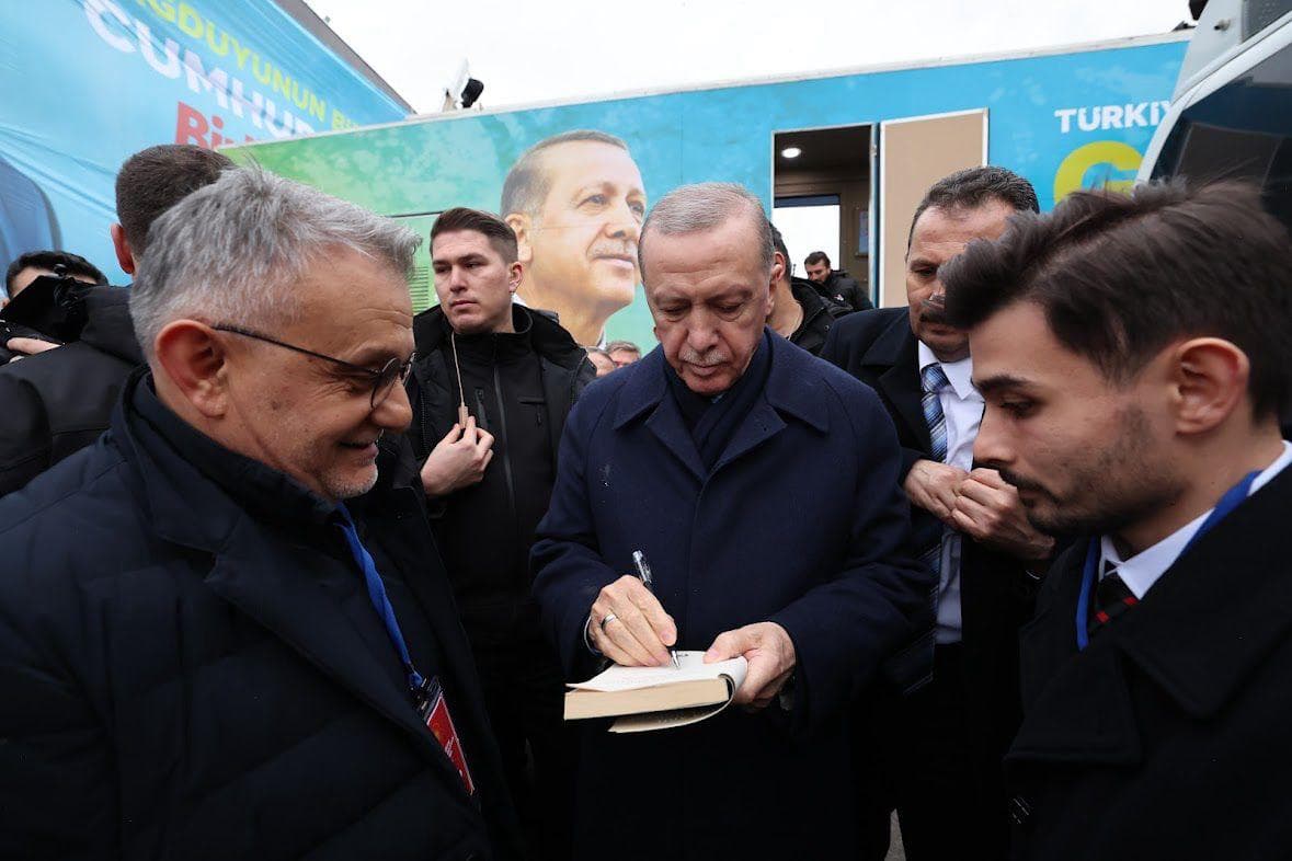 Cumhurbaşkanı Recep Tayyip Erdoğan ile görüşme