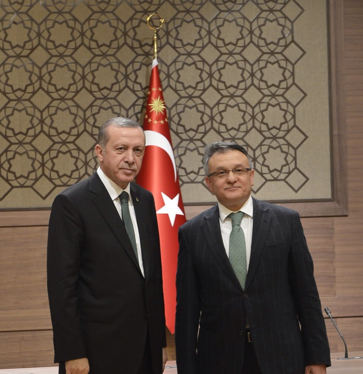 Cumhurbaşkanı Recep Tayyip Erdoğan ile görüşme