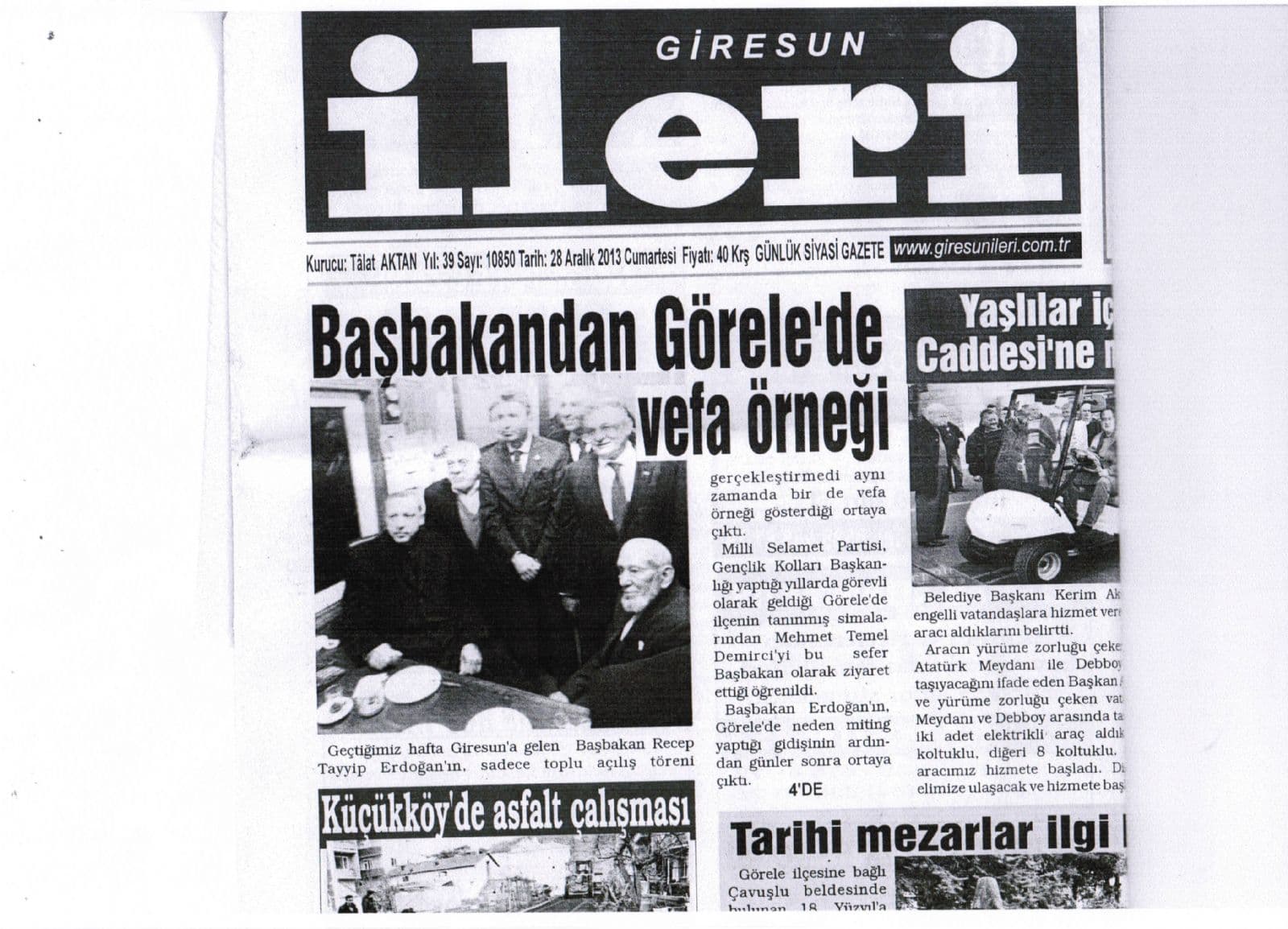 Koralla basın yansıması
