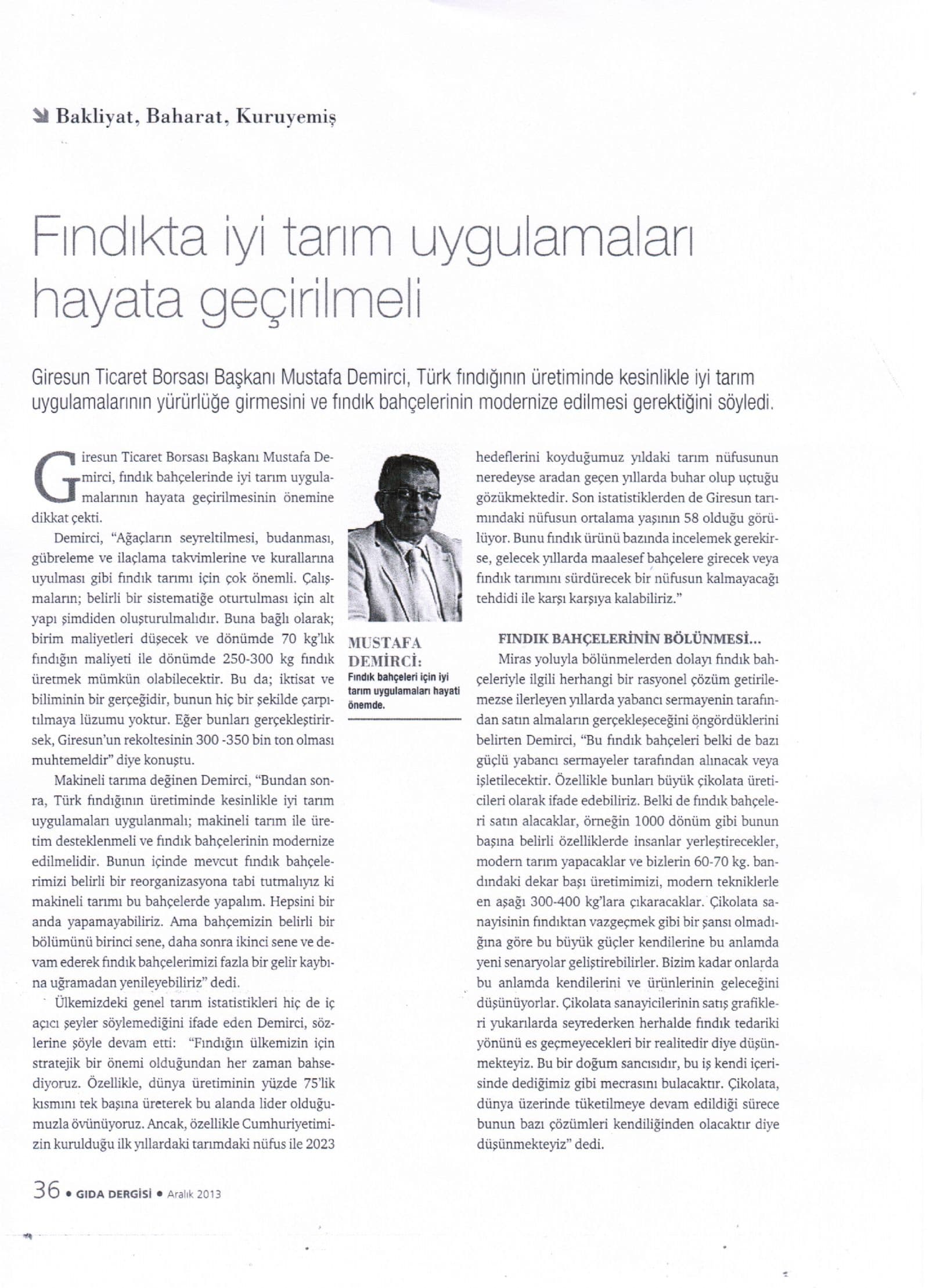 Koralla basın haberi
