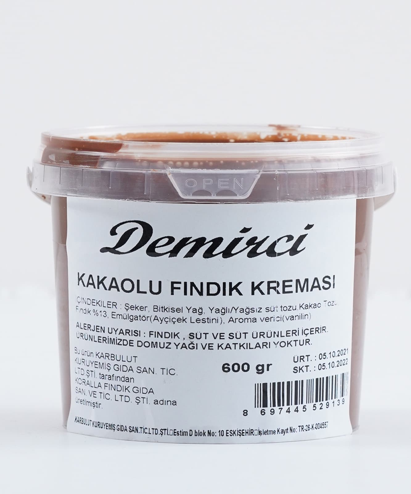 Kakaolu Fındık Kreması 600 Gr