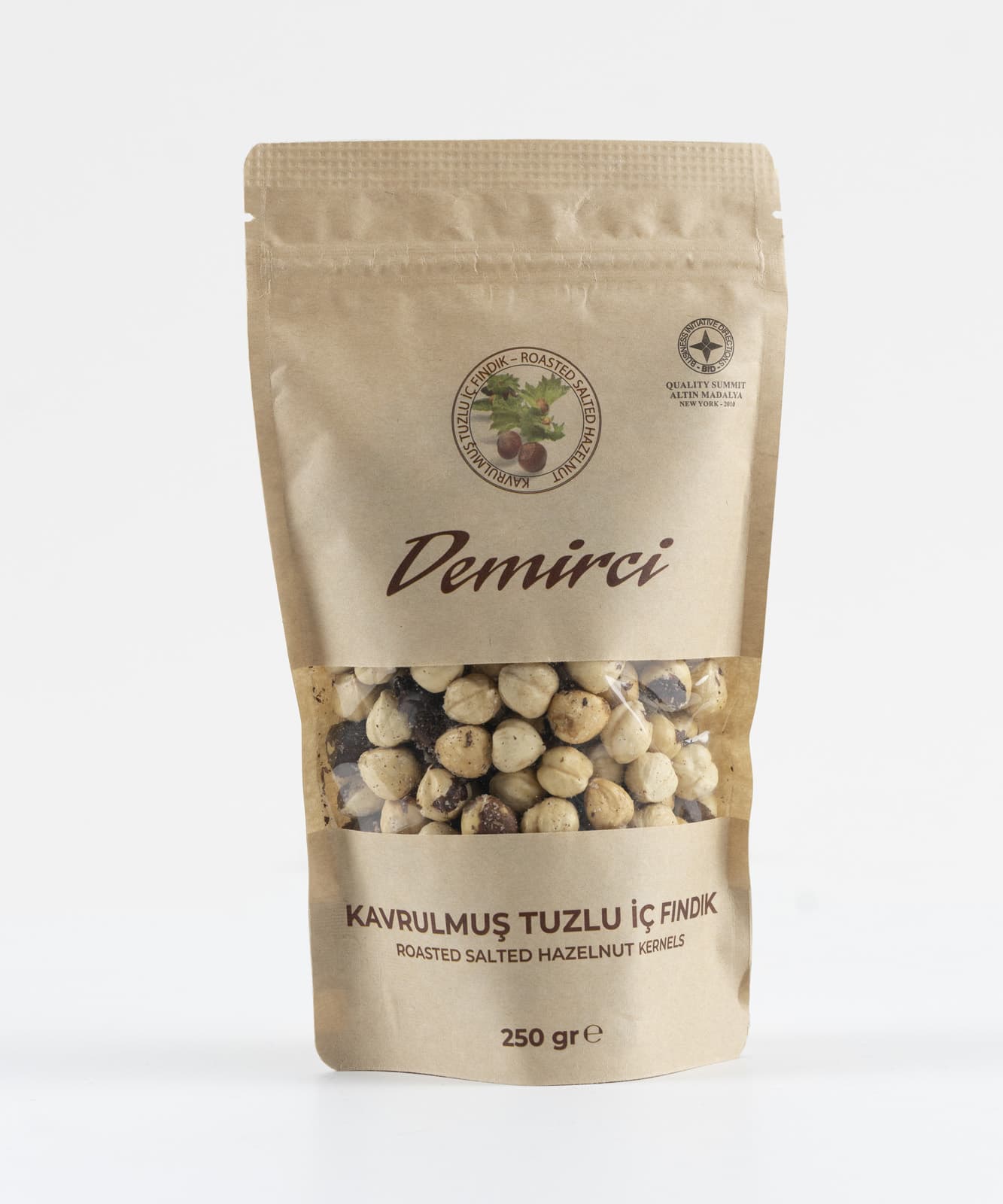Kavrulmuş Tuzlu İç Fındık Kraft 250 Gr